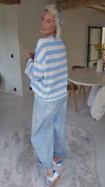 STRIPE AFFAIR longsleeve blue