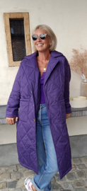 ANDA maxi jacket violet