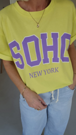 SOHO cotton T-shirt soft yellow