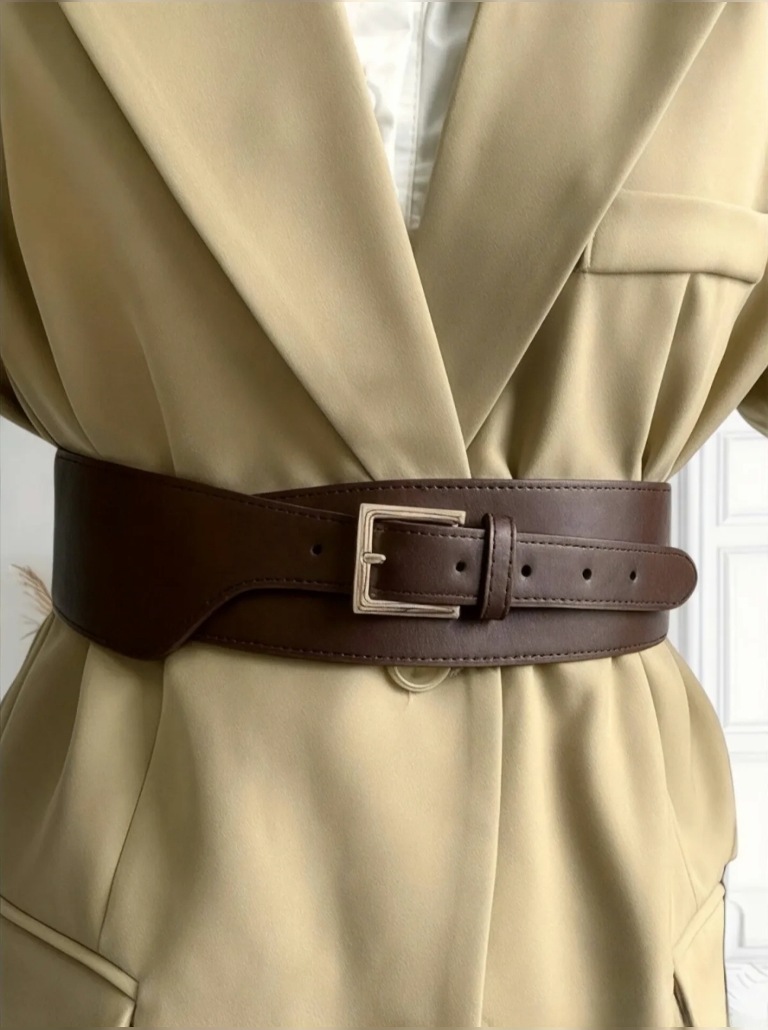 CAIA waist belt brown
