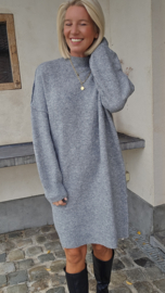 JANIE midi knit dress grey