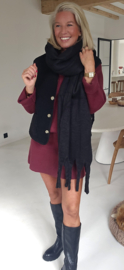BONITA knit set burgundy