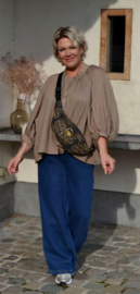 DOLLIE oversized blouse camel