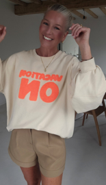 VACATION ON sweatshirt beige