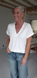 INA viscose tee ecru