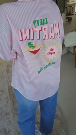 DIRTY MARTINI striped shirt pink