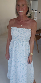 POLLINE maxi tetra bustier dress