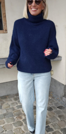 CHARI turleneck knit navy