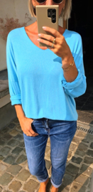 BUYorCRY summer knit ocean blue