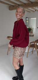 TINIA fleece sweatshirt burgundy