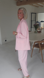 CECILIA suit pants pastel pink