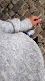 BEZIERS soft knit mêlee grey