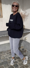 CHILLIN' oversized sweatshirt black