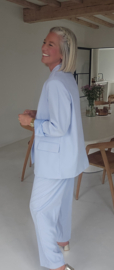 CECILIA suit pants pastel blue