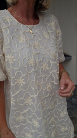 JASMINE party dress ecru