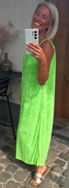 DODI maxi terry dress green