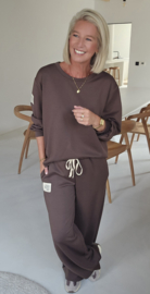 ANDIE jogger set chocolat