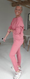 LOENA 2 jogger set old pink