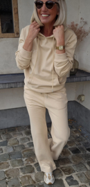 LOENA jogger set cream