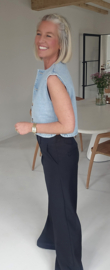 BENEDICTE loose wide leg pants black
