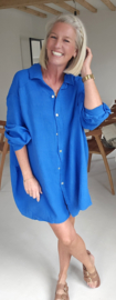 AMALFI tetra shirt dress kobalt blue