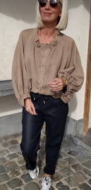 DOLLIE oversized blouse camel