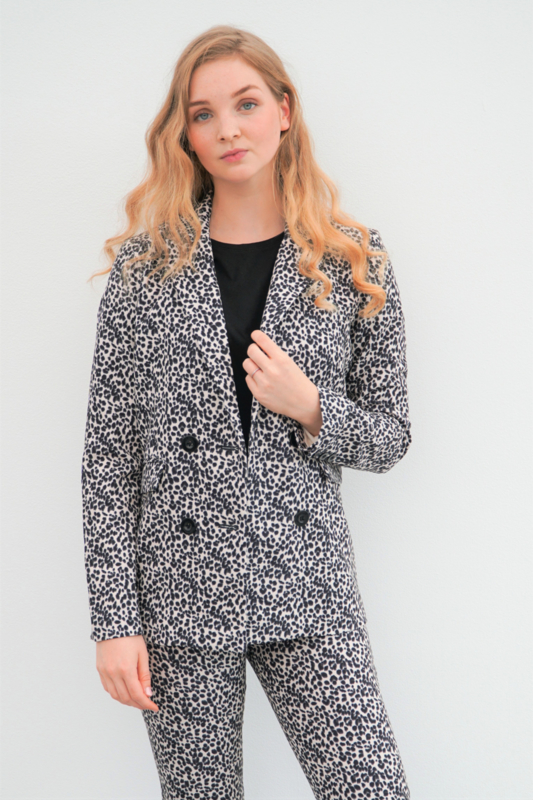 zwart witte blazer