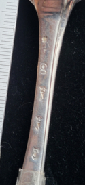 Kleine dessert lepels zilver 3x 14 vm 1810 maker niet leesbaar.