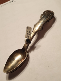 Antiek Biedermeier zilver lepeltjes nette staat Jan Schijfsma Sneek 1860