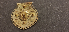 Antiek kapstuk of stiften 14 kr goud Groningen rond 1890 7,5 gram  1 stuks.