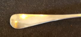 Zilver lepel van Hendrik Overhulsman Amsterdam 1785 22 cm 57 gram.