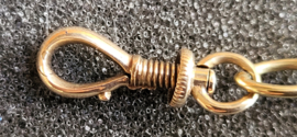 Antiek gouden horloge ketting 14 kr 20 gram 42 cm redelijke staat.