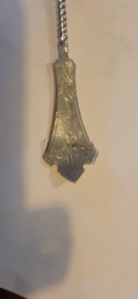 Vork  zilver  van kempen  nieuwstaat.12 cm.