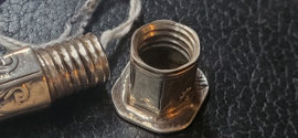 Zilver naaldekoker  1774 Colnelis ten Ham 1774 18 gr 9 cm