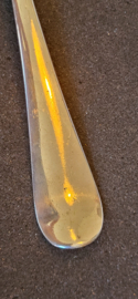 Zilver lepel van Hendrik Overhulsman Amsterdam 1805 22 cm 78 gram.