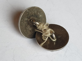 Mooi set zilveren knoopjes rond 1820 Keur G A  streek ombekend. 15 mm