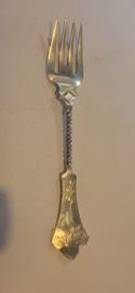 Vork  zilver  van kempen  nieuwstaat.12 cm.