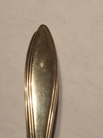 Empire zilveren 4x lepeltjes Hendrik vd Wolk Utrecht 1825  37 gram 12 cm