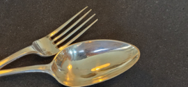 Couvert van Geradus Peeters 1804 rotterdam 22 cm 105 gram ,