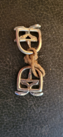 Kinder gesp en of kuitbroek gespen 18e eeuw zilver .klederdracht.