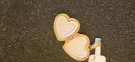 14 kr gouden medaillion model hard nette staat 2 cm 2,3 gram.