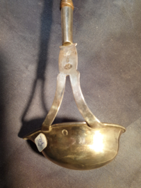 Zilver bowl-lepel met houten heft  Teunte Streef Van Halteren 28 cm 1889
