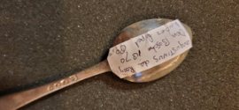 Antiek kinderlepeltje zilver augustinus de rooij Den Bosche 1870.