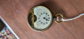 Mooi tweede model Hebdomas 8 dagen zakhorloge werken en nette staat.