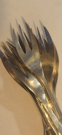 11 x vorkjes  zilver van der meulen 130 gram  11 cm nieuwstaat.