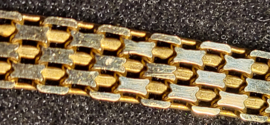 Goud plat rolex collier 45 cm 15 gram 14 kr