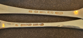 4x lepel van Jan Vis  1795  amsterdam  21 cm 410 gram nette staat.