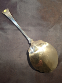 Zilver schep  maker Jan Boom 1868  Schoonhoven 50 gram 19 bij 6 cm