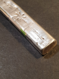 zilveren naalden koker 9 cm uit 1785