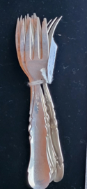 Vorkjes zilver 1975 11 cm 54 cm.